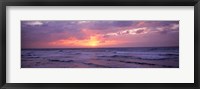 Framed Cayman Islands Sunset