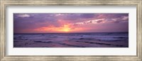 Framed Cayman Islands Sunset
