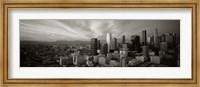 Framed Los Angeles, California (black & white)