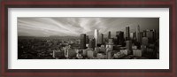 Framed Los Angeles, California (black & white)