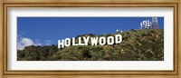 Framed Hollywood Hills Sign, Los Angeles, California