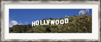 Framed Hollywood Hills Sign, Los Angeles, California