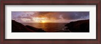 Framed Sunset Ocean-scape England
