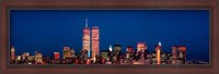 Framed New York City Skyline with World Trade Center