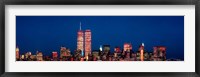 Framed New York City Skyline with World Trade Center