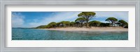 Framed Palombaggia Beach, Corsica, France
