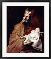 Framed Saint Simeon with the Christ child