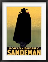 Framed Porto & Sherry Sandeman 1931