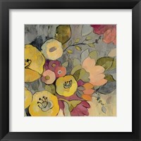 Framed Yellow Floral Duo I