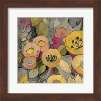 Framed Yellow Floral Duo II