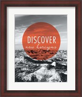 Framed Discover New Horizons