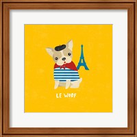 Framed Good Dogs French Bulldog Bright