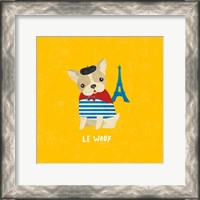 Framed Good Dogs French Bulldog Bright