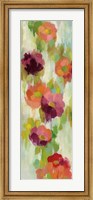 Framed Coral and Emerald Garden II