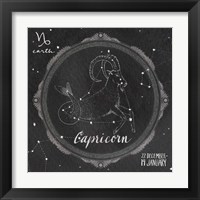 Night Sky Capricorn Framed Print