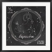 Night Sky Capricorn Framed Print