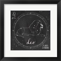 Framed Night Sky Leo