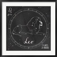 Framed Night Sky Leo