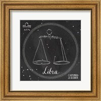 Framed Night Sky Libra