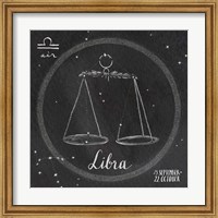 Framed Night Sky Libra