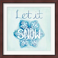 Framed Snowflake Sayings I