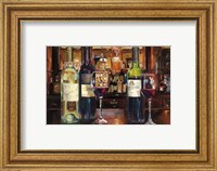 Framed Reflection of Wine