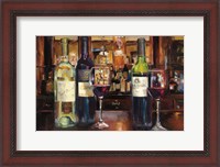Framed Reflection of Wine