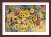 Framed Yellow Floral Duo III