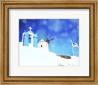 Framed Santorini I