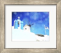 Framed Santorini I