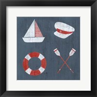 Nautical Quadrant II Framed Print