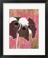 Acid Floral II Framed Print