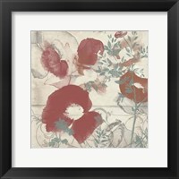 Floral Flutter I Framed Print