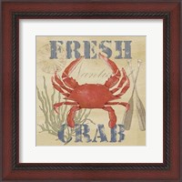 Framed Wild Caught Crab
