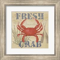 Framed Wild Caught Crab