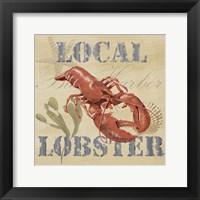 Wild Caught Lobster Framed Print