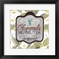 Framed Tea Label IV