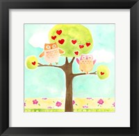 Framed Hoots & Hearts I