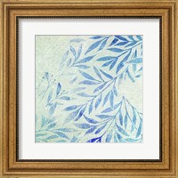 Framed Cerulean Foliage I