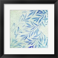 Cerulean Foliage I Framed Print