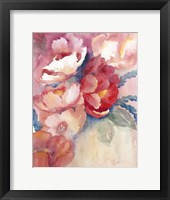 Framed Cerise Tide I