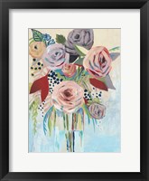 Framed Roseate Posy II