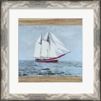 Framed Seagrass Nautical I