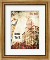 Framed New York Grunge I