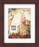 Framed New York Grunge I