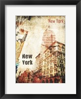 Framed New York Grunge I