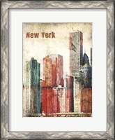Framed New York Grunge III