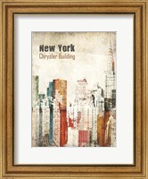 Framed New York Grunge IV