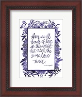 Framed Love Quote IV