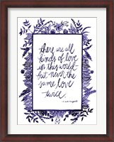 Framed Love Quote IV
